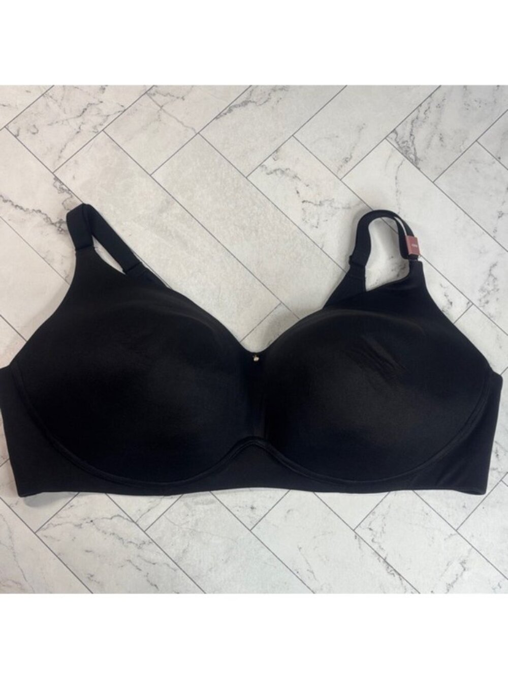 NWT Cacique Lane Bryant Womans T-Shirt Bra Black Lightly Lined NO WIRE 42DDD